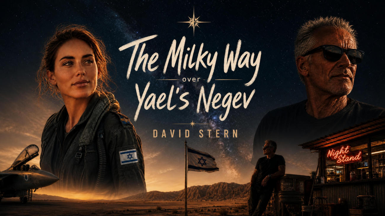 MILKY WAY OVER YAEL'S NEGEV by DAVID STERN - roadstones.com