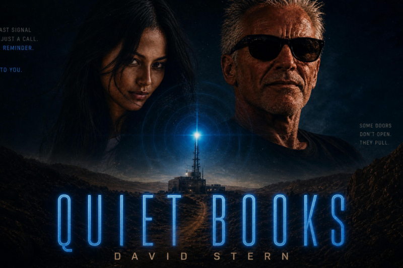 Quiet Books im blauen Signal