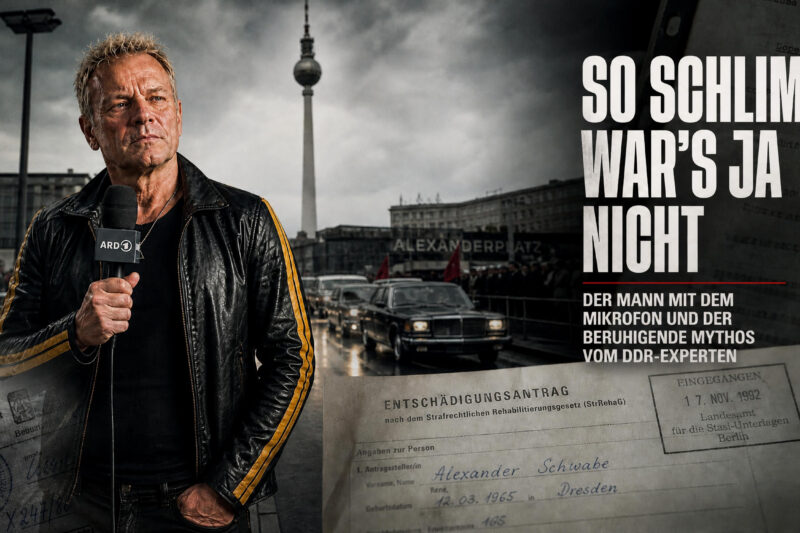 So schlimm war es nicht: Der Mann mit dem Mikrofon und der tröstliche Mythos ostdeutscher Expertise